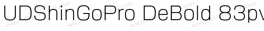 UDShinGoPro DeBold 83pv RKSJ H字体转换
